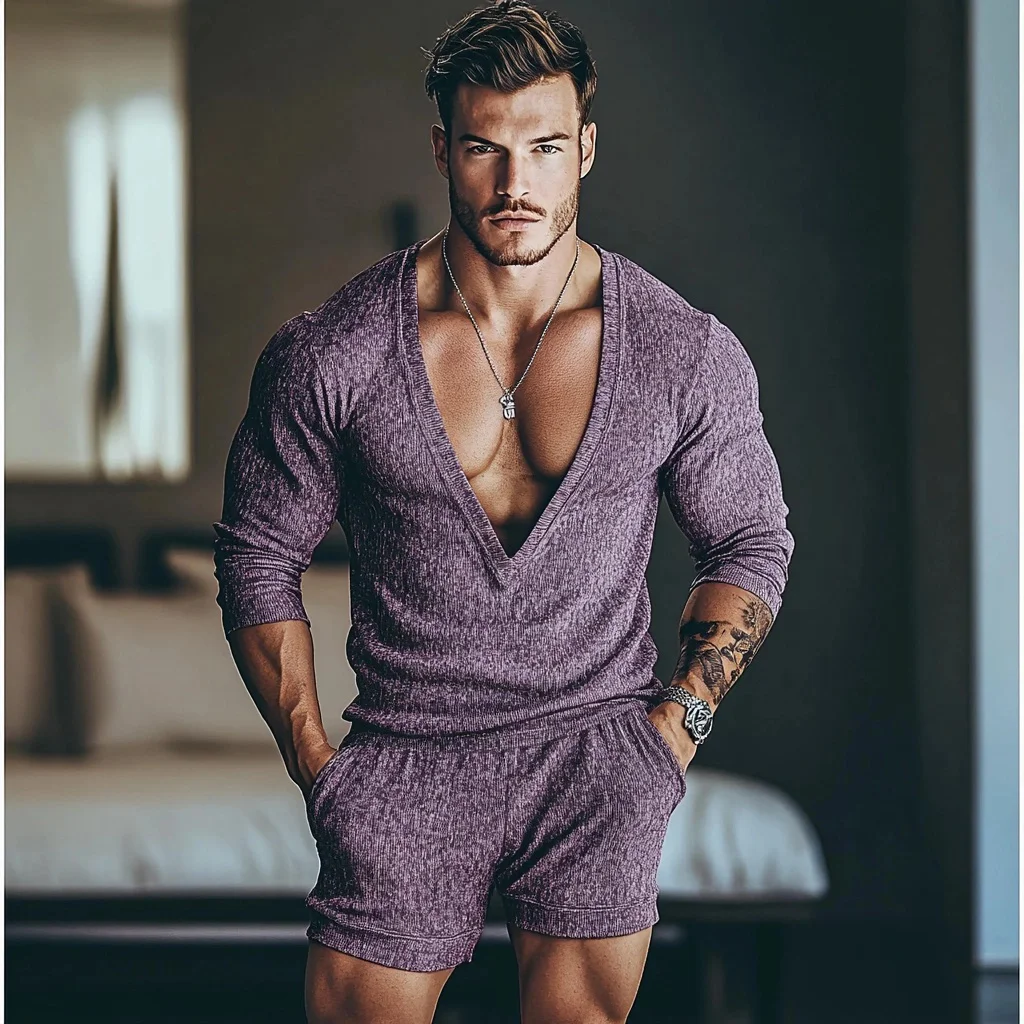 Men's Knitted Set-inspireuse