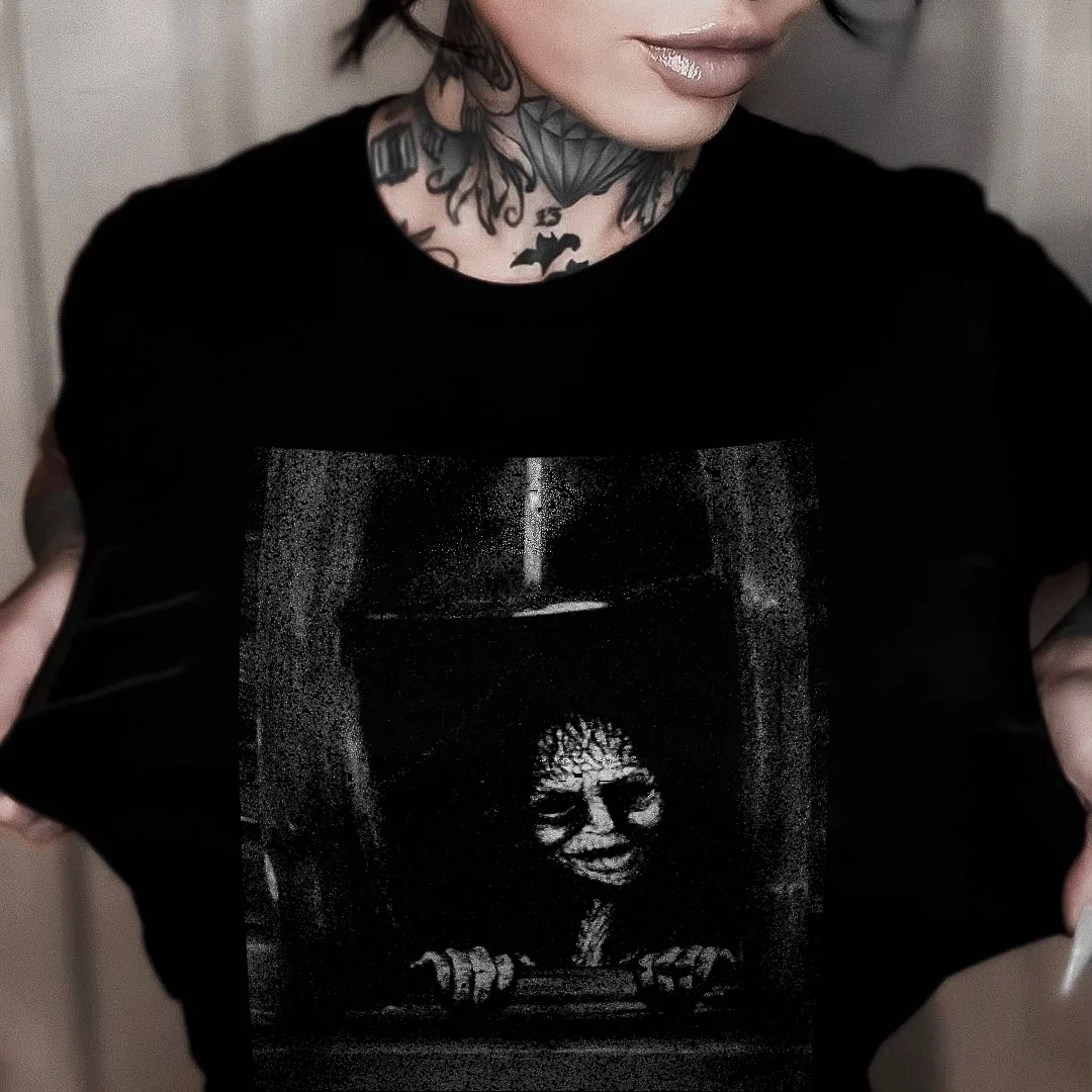 Horror Night Printed Women's T-shirt -  