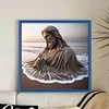 (Multi-Style) Juses Beach Sculpture-11CT Stamped Cross Stitch 50*50cm/19.69*19.69in