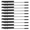 [US Local Warehouse] 10Pcs Flush Mount Extension Bolt with Rod Latch Slide Bolt Lock for French Doors