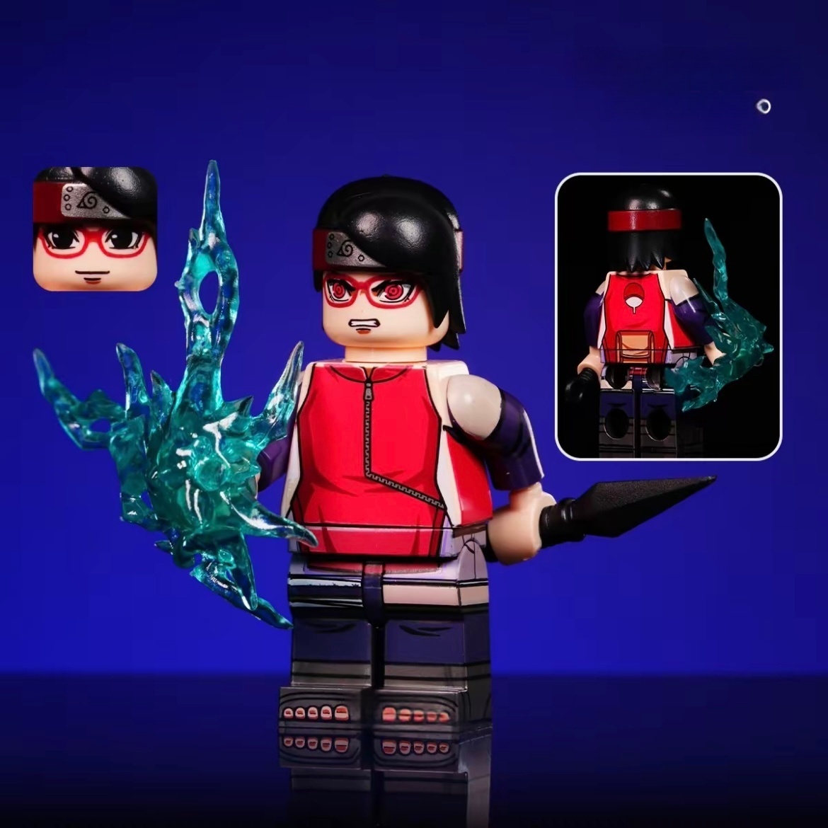 Naruto Minifigure Collection - Uzumaki Naruto, Hyuga Hinata, Uchiha Itachi & More Building Blocks Set