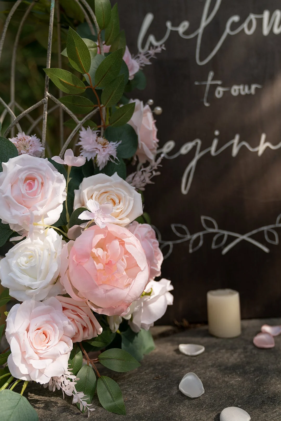 Natural Touch Peony Designer Flower Boxes