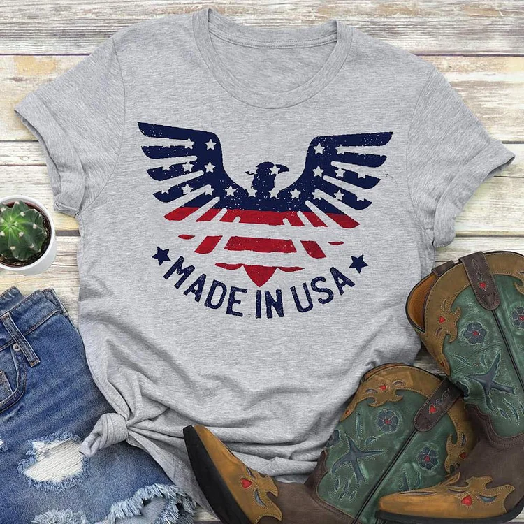 Independence Day Made in USA T-shirt-Annaletters
