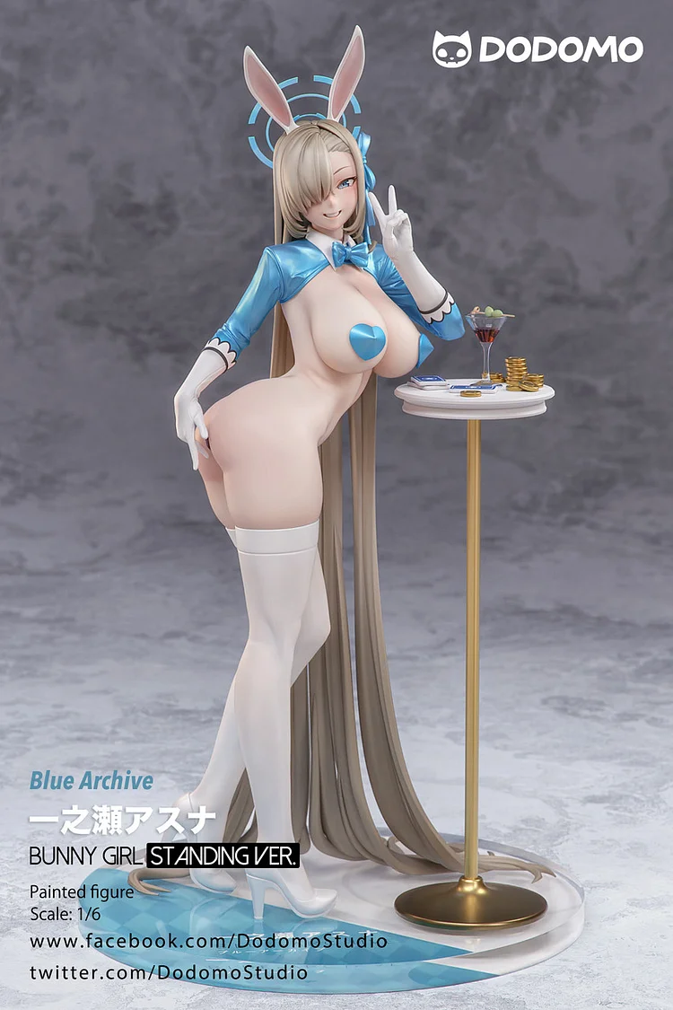 PRE-ORDER Dodomo Studio - Blue Archive Itinose asena - Reverse Bunny Girl  (Standing) Statue(GK) (Adult 18+)