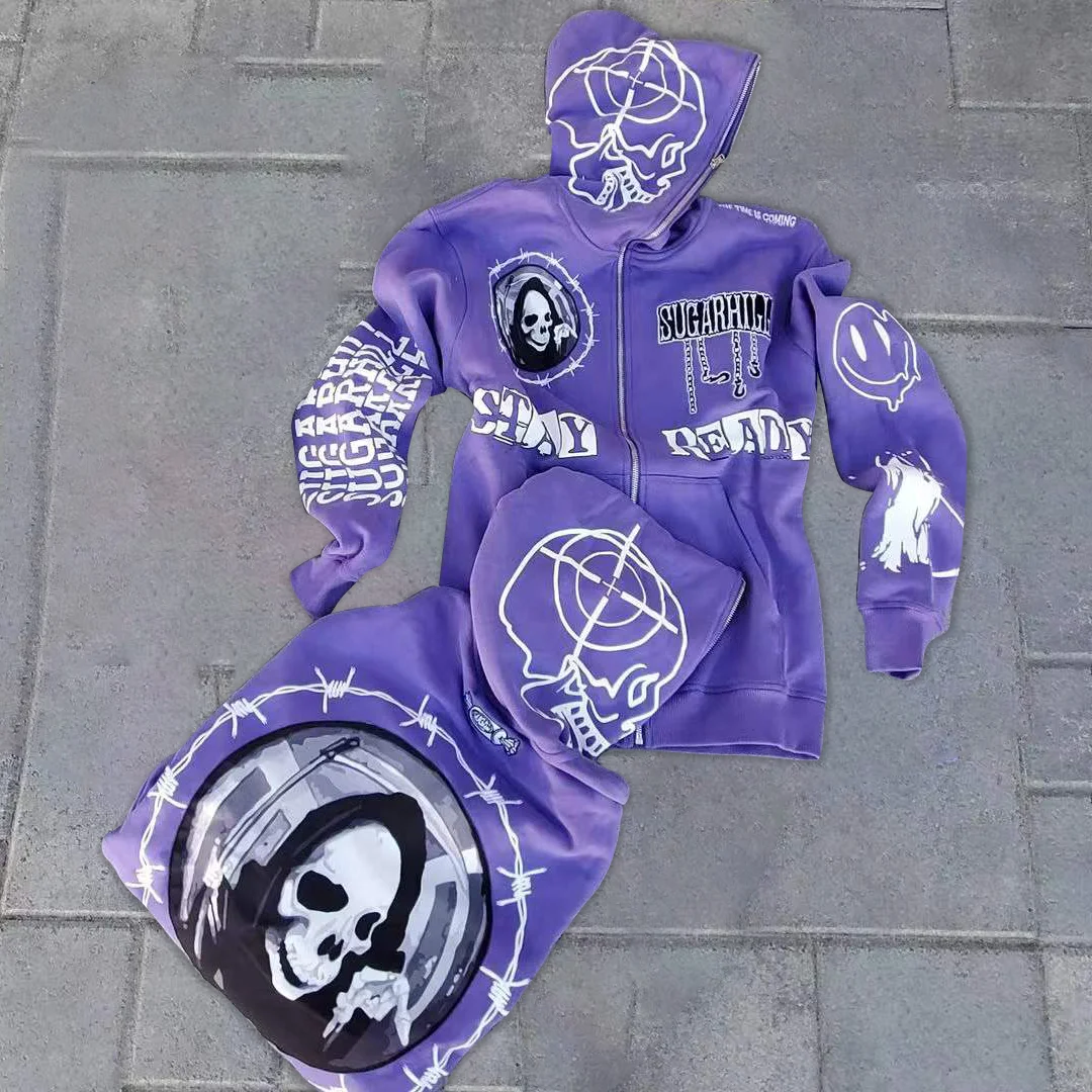 Reaper casual street sports hoodie