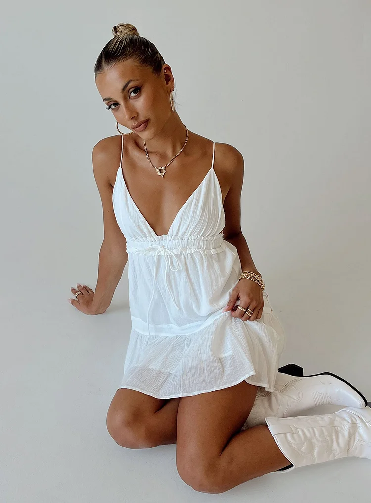 Dionne Mini Dress White