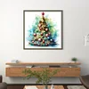 >SALE<Full Embroidery Eco-cotton Thread 11CT Printed Xmas Tree Cross Stitch Kit50x50cm
