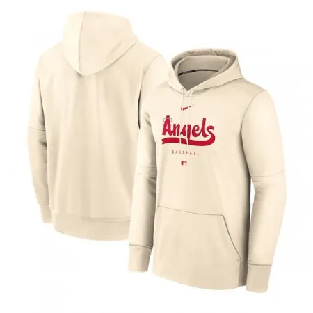 Men's Los Angeles Angels 2022 Cream City Connect Performance Pullover Hoodie