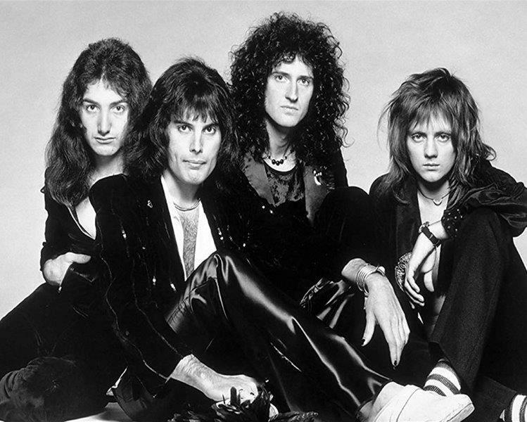 QUEEN Band w/ Freddie Mercury - Brian May - Taylor 8 x 10 Glossy Poster Print