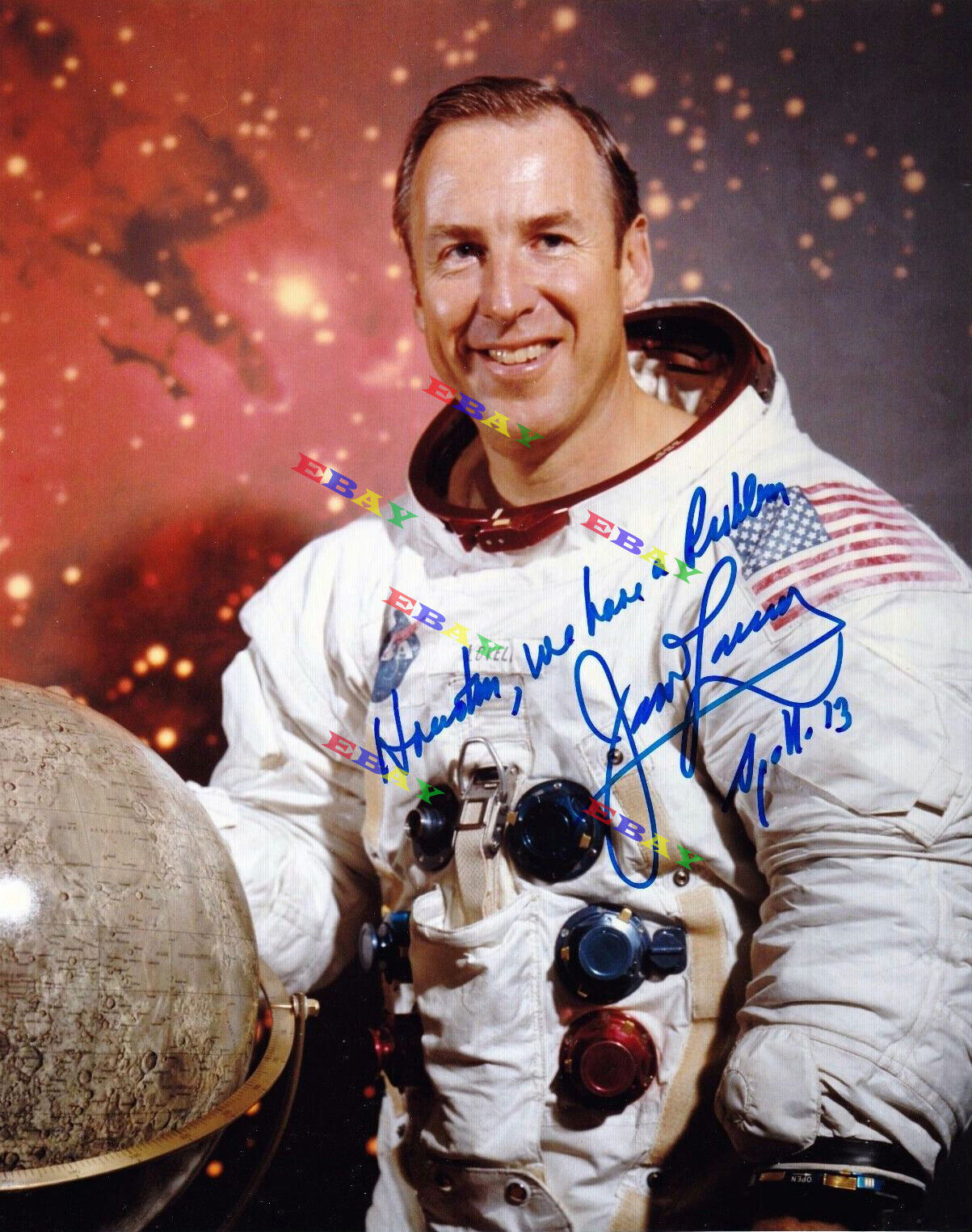 JIM LOVELL APOLLO 13 Signed 8x10 Photo Poster painting REPRINT