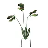 Metal Carnivorous Plant Garden Stake Weatherproof Large Venus Flytrap Plant Sculpture Rust Proof Painted Carnivorous Plants Garden Stake For Outdoor Gardens And Courtyards