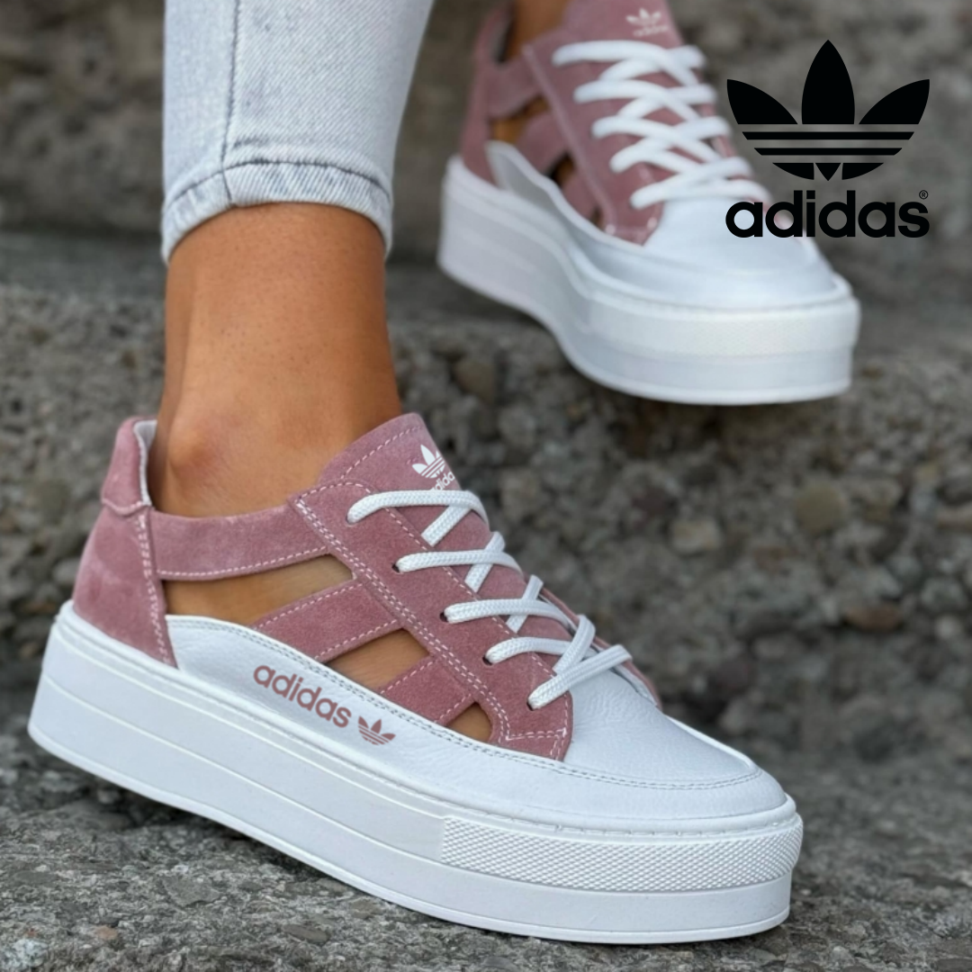 Adidas Originals női platformcipő lyukakkal, modern stílusban