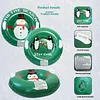 PVC Thickened Ski Ring with Handles Inflatable Ski Board Kids Snow Sledding Tool