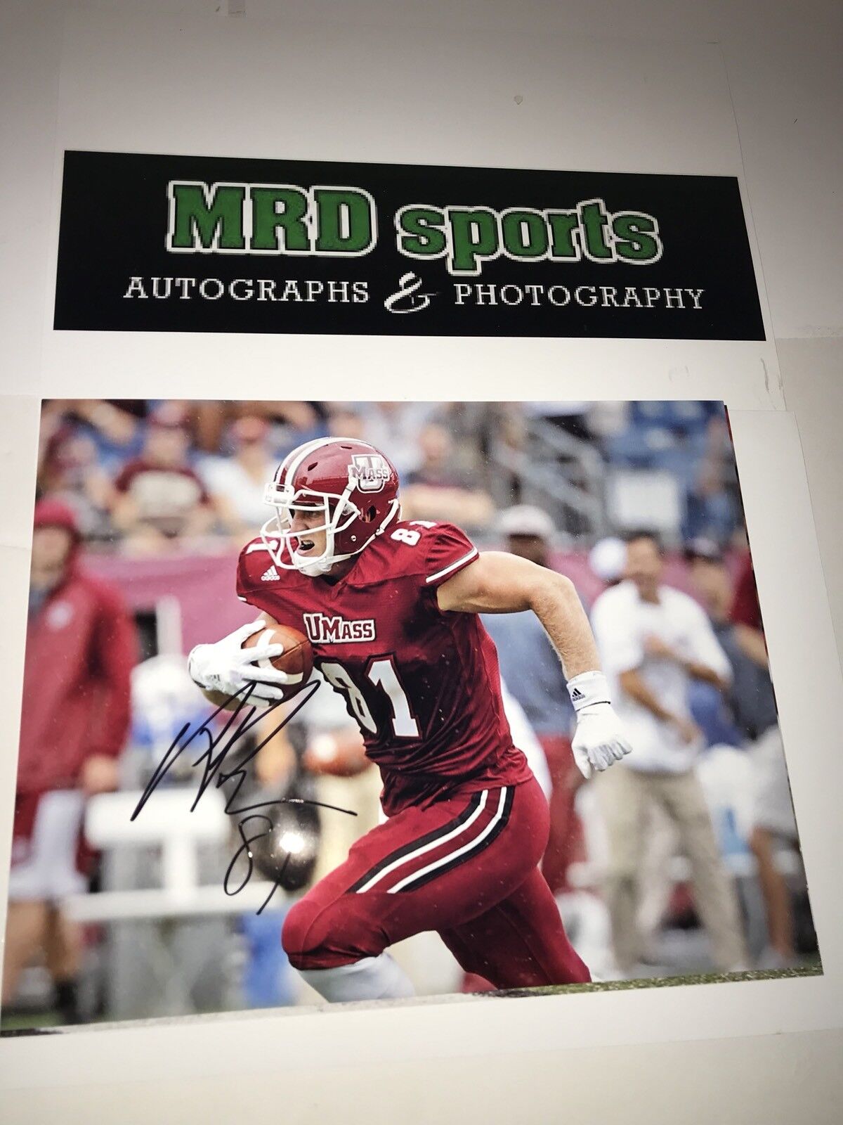 Adam Breneman UMASS hand signed autographed 8x10 football Photo Poster painting B