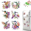 6Pcs Diamond Painting Hummingbird Fridge Magnet for DIY Art Crafts