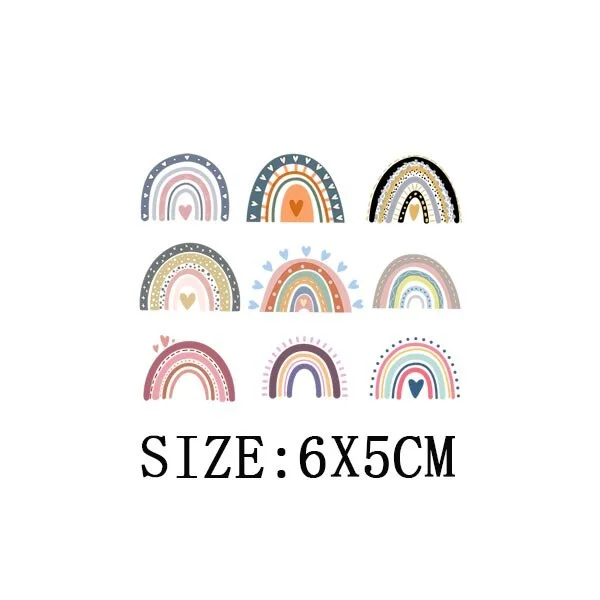 Beautiful Teachers Stickers DIY Washable Iron On Transfer For Clothing Unique Design Thermoadhesivos Patches On Clothes Applique