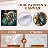 (US Only)Paint By Numbers Kit On Canvas DIY Oil Art Girl Picture Home Wall Decor40x40cm