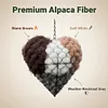 🕊️ Handmade Alpaca Fiber Bird Nesting Heart for Birds