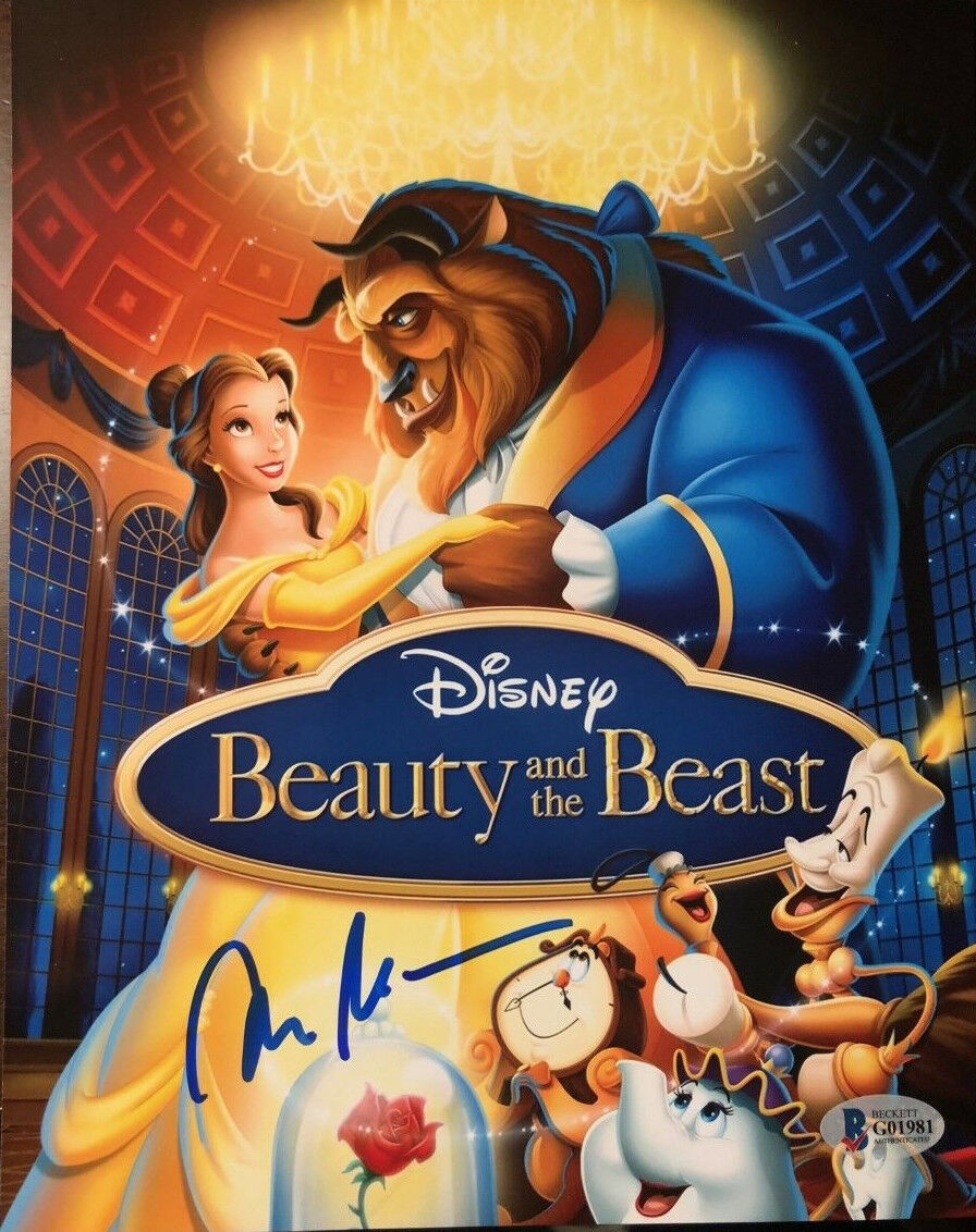 Alan Menken signed autographed 8x10 Beauty and the Beast Poster Photo Poster painting BECKETT