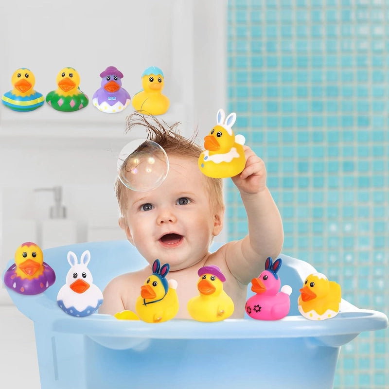 20 Pieces Floating Toy Easter Duck Vinyl Toys
