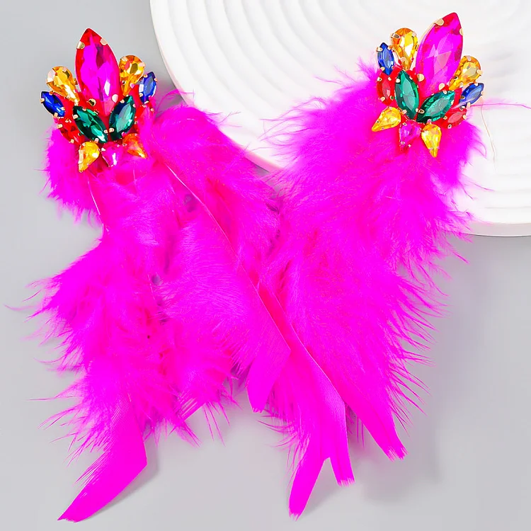 Feather Tassel Earrings