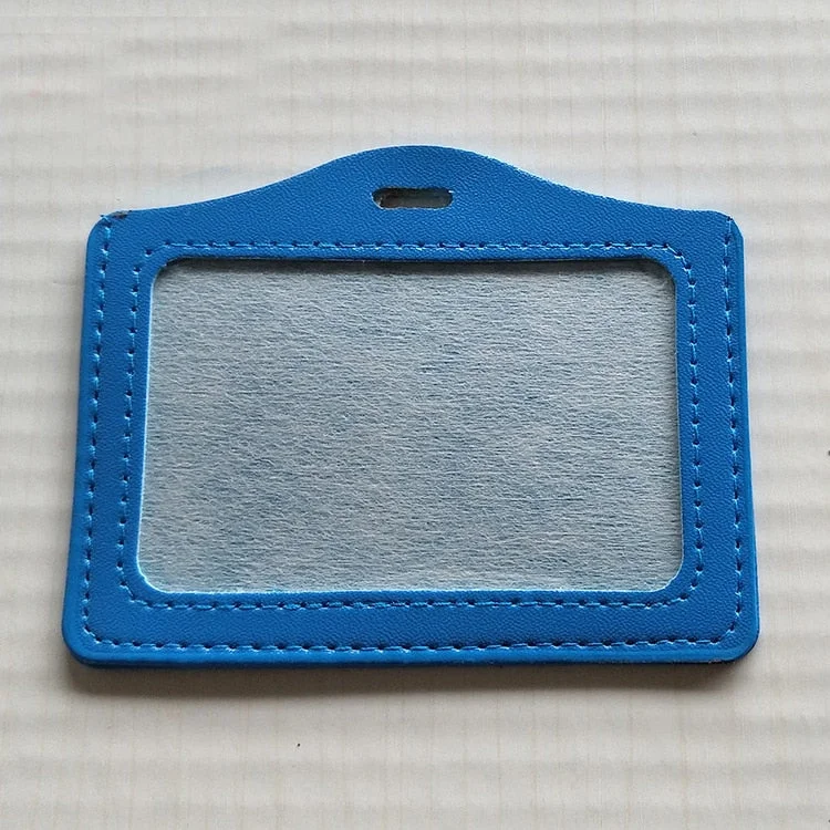 New Candy Color Card Holder Protect Cover Case Business Credit Card Work ID Card Badge Holder Office Supplies