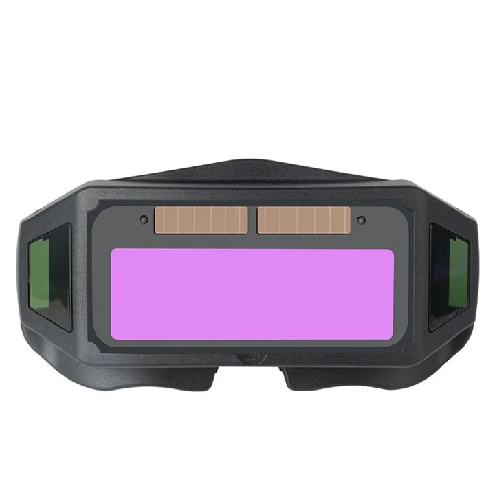 Automatic dimming and strong light protection panoramic welding glasses
