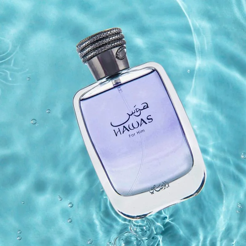 Hawas for Men Eau De Parfum Spray-100ML(3.4 oz) by Rasasi | Long Lasting, perfume formen.