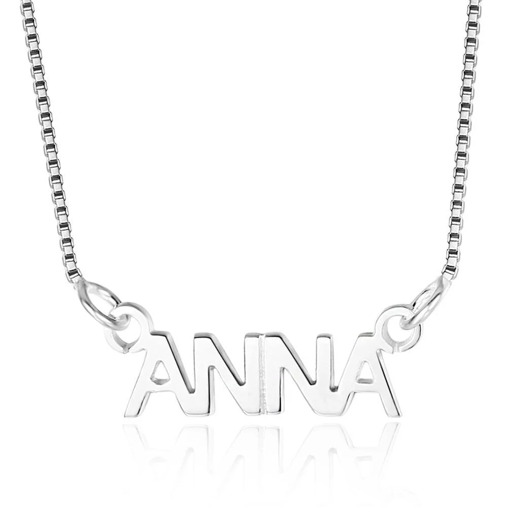 Geschenk Namenskette Personalisierte Halskette Kettenmachen