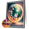 Diamond Painting-DIY Full Round Drill Moon