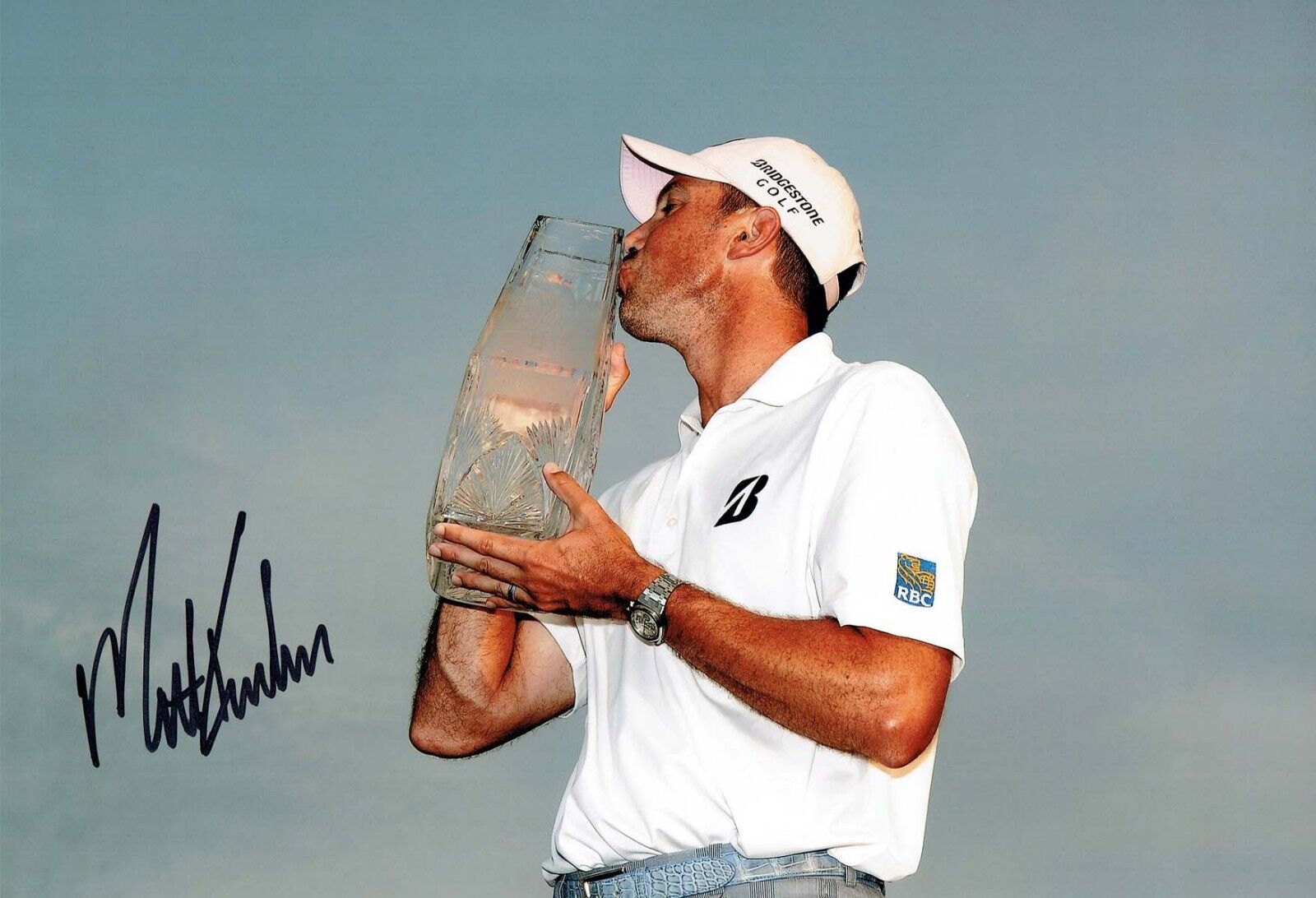 Matt KUCHAR SIGNED Golf Autograph 12x8 Photo Poster painting AFTAL COA TPC Sawgrass Winner