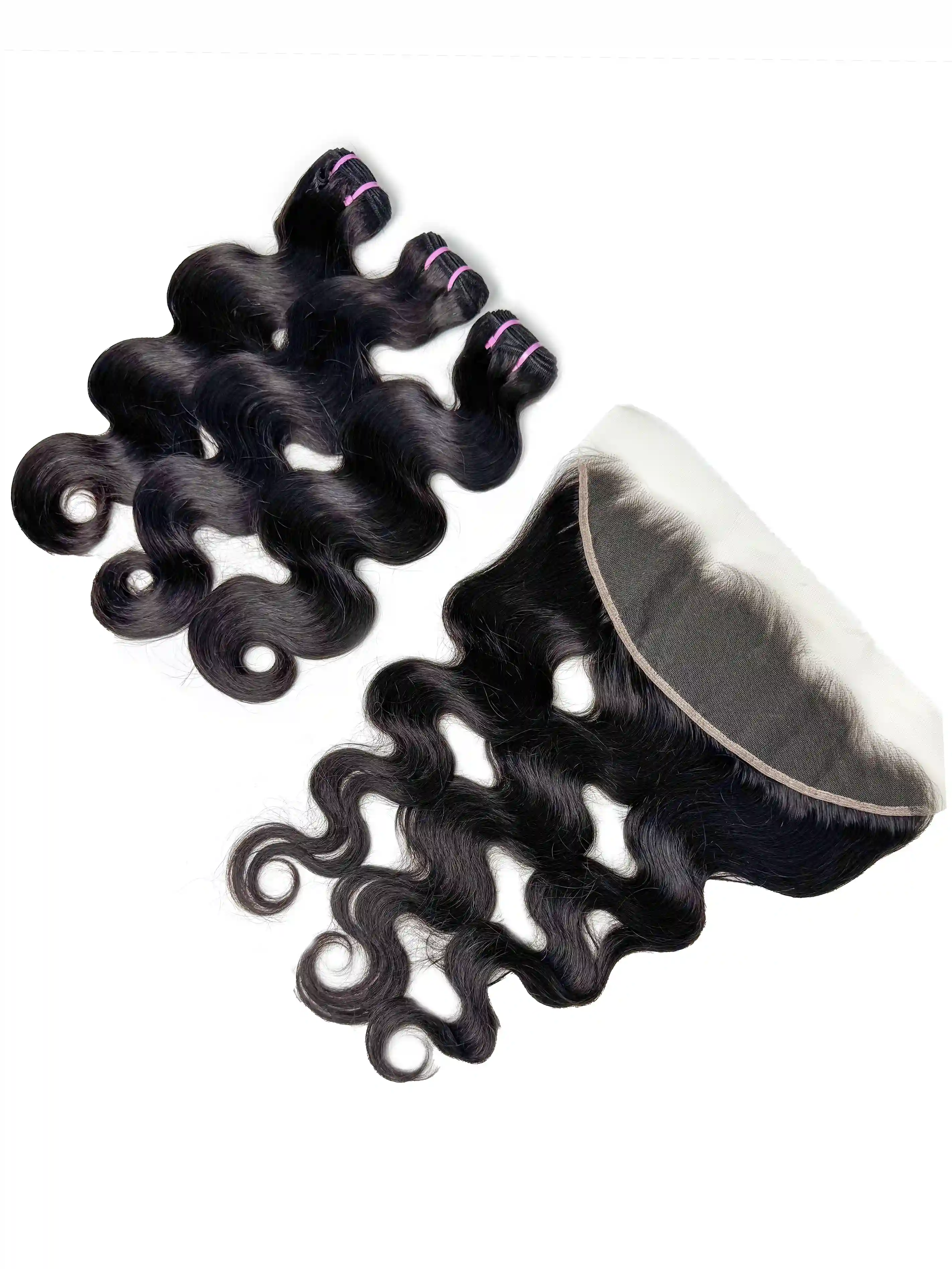 Body Wave 3PCS Bundles & 1PC 13x4 Lace Frontal | Transparent & HD Lace | 100% Human Hair | Top Virgin Hair