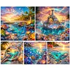 Dreamy Landscape Full DIY 5D Round Drill Diamond Painting Kits for Adults/Beginners Gift Home Decor Diamond Dots Paintings Picture Arts Craft 40x40cm