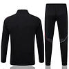 25/26  Ajax  black long zipper Training Jacket Set