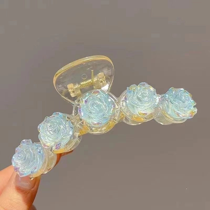 Women’s Japanese Style Minimalist Classic Style Flower Butterfly Plastic Hair Claws