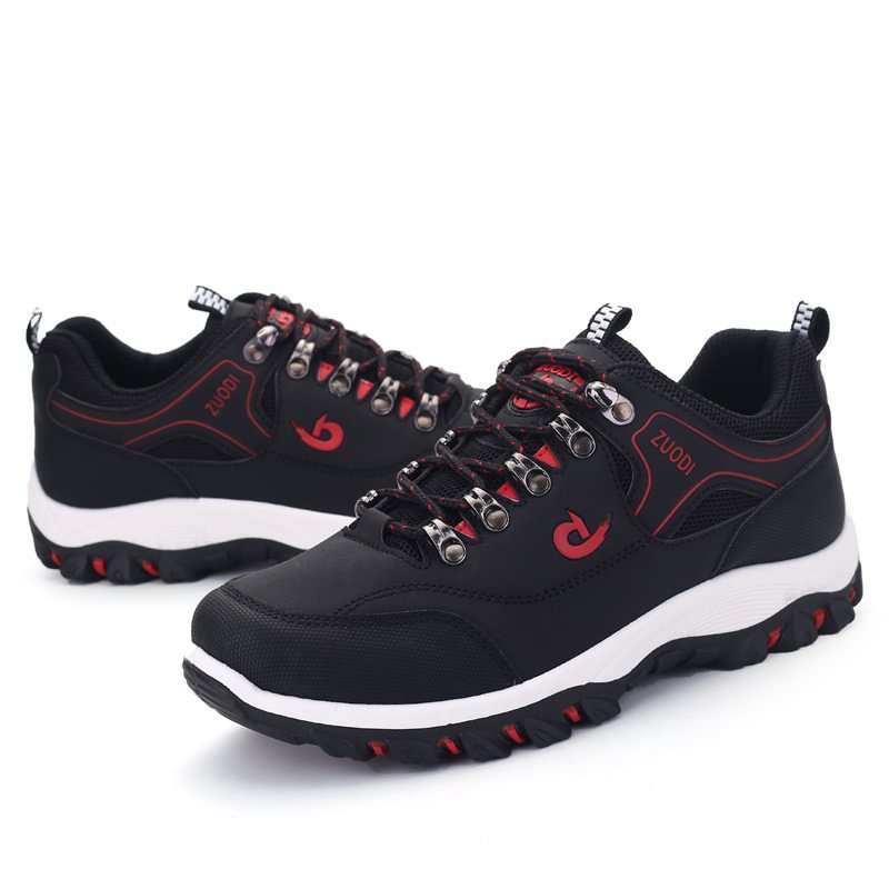 Zuodi Shoes Men's Good Arch Support Outdoor Breathable Light Travel Sneakers