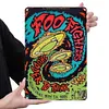 Foo Fighters - Panneaux en &eacute;tain m&eacute;tallique(20*30cm/30*40cm) - Musique