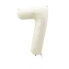 20PCS Retro Cream Caramel Party 0 - 9 Numbers 32" Aluminum Film Balloons Birthday Anniversary Decors