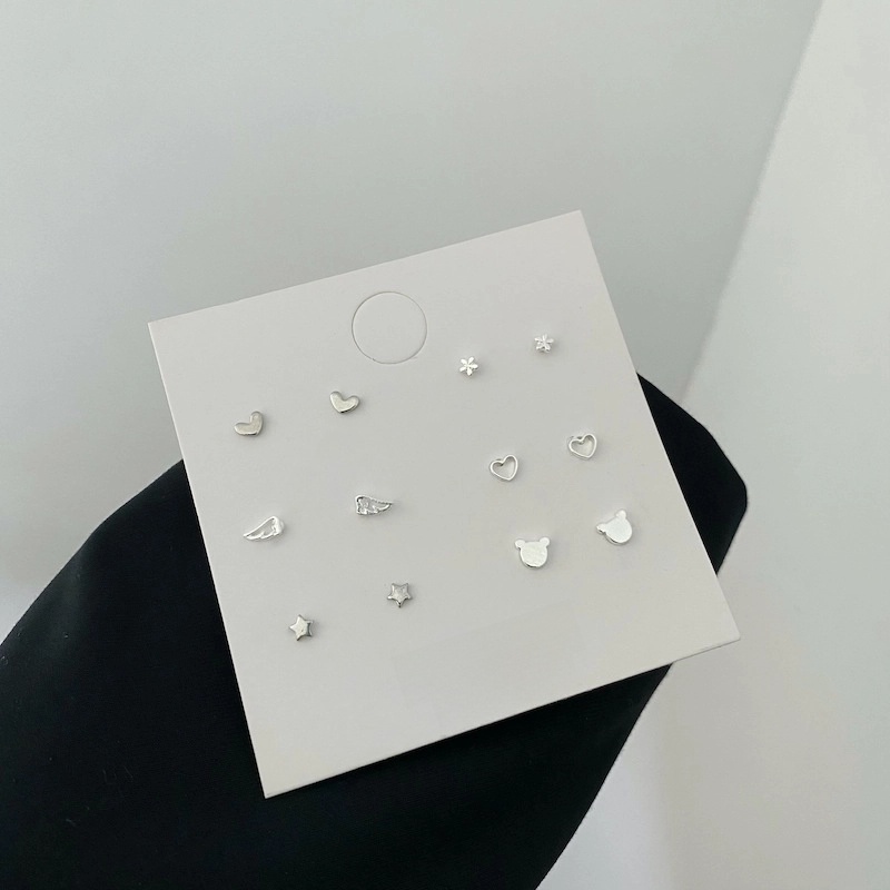 1 Set Minimalist Star Copper Ear Studs