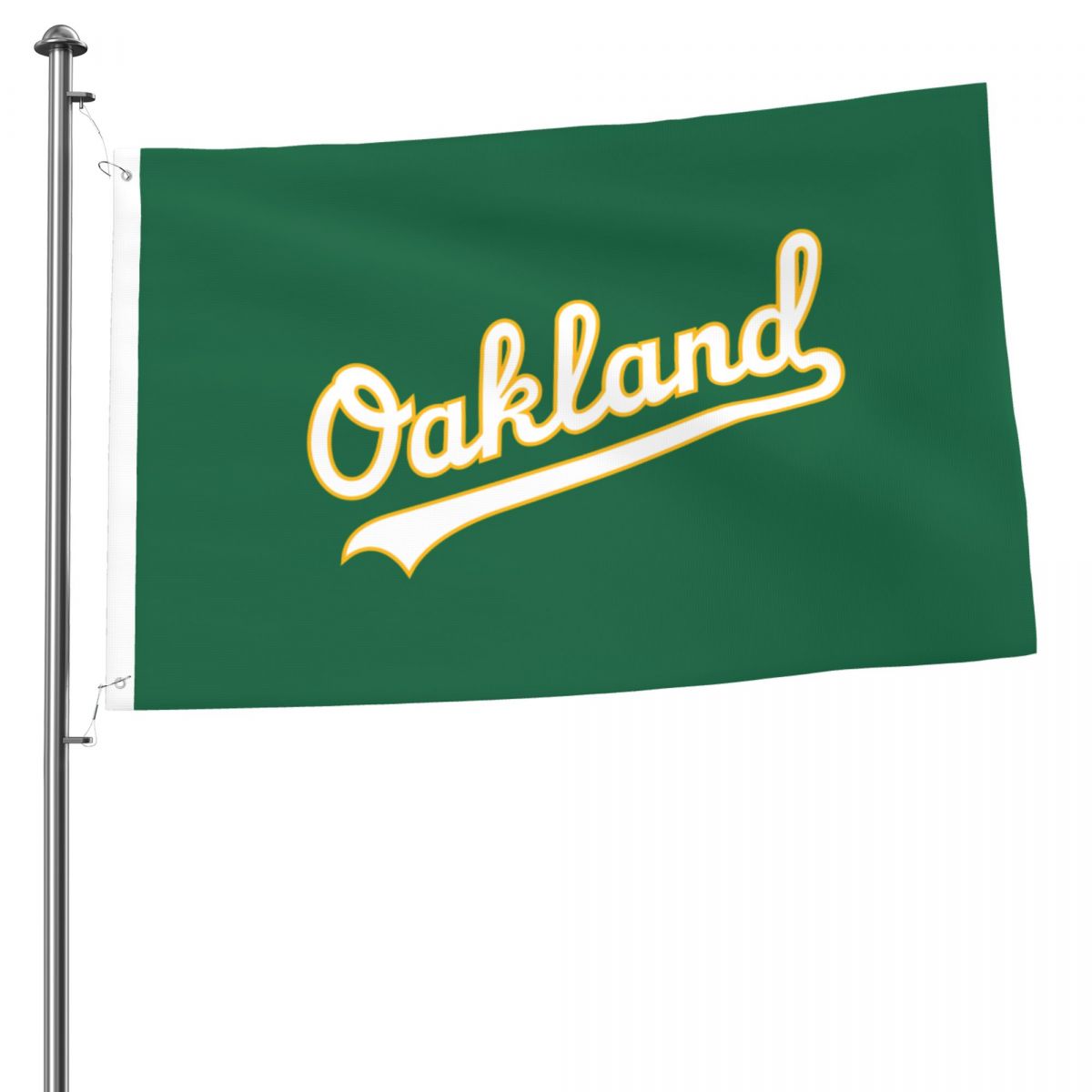 Oakland Athletics Text 2x3 FT UV Resistant Flag