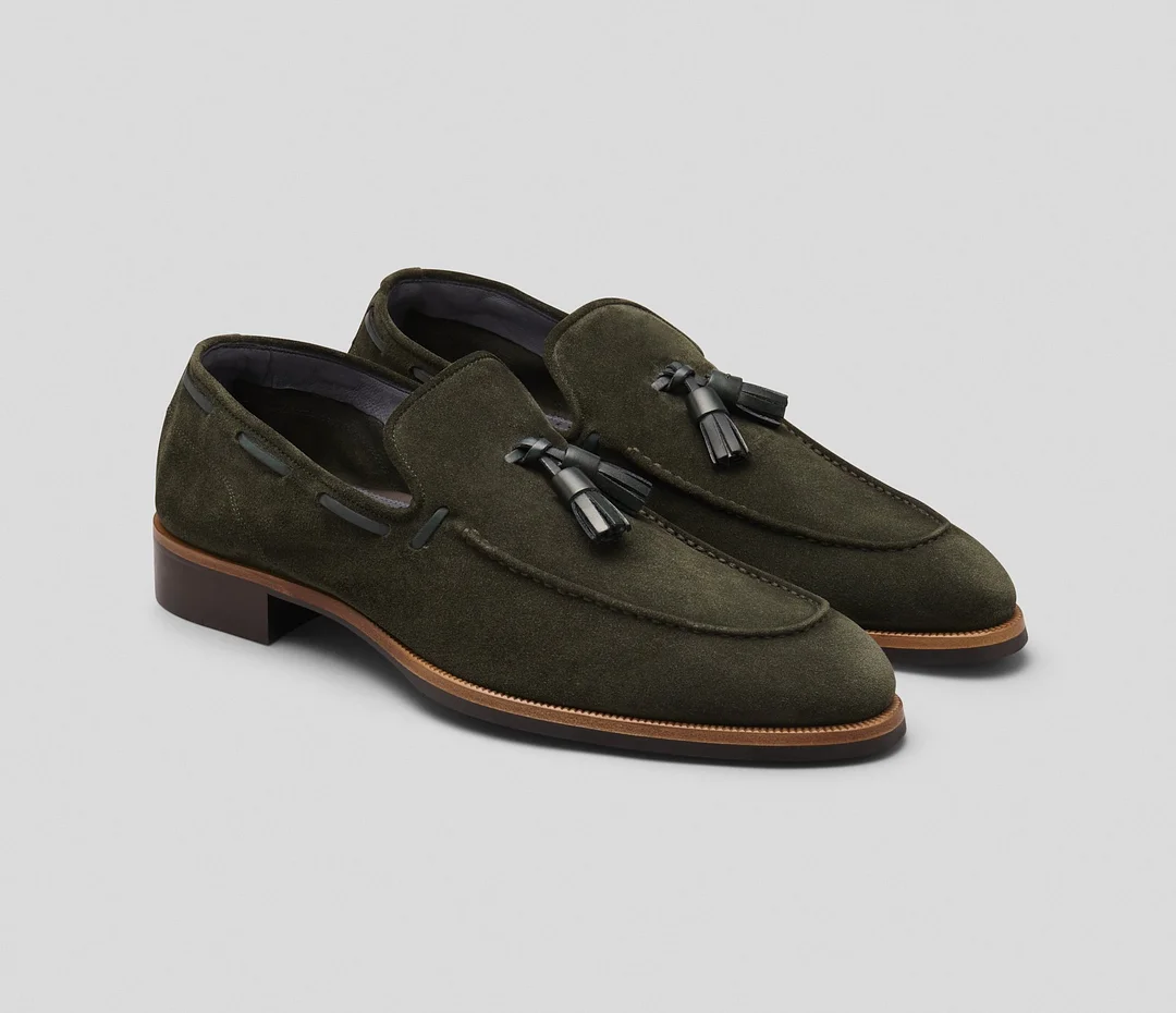 The Napoli Selva Men's Suede Loafers