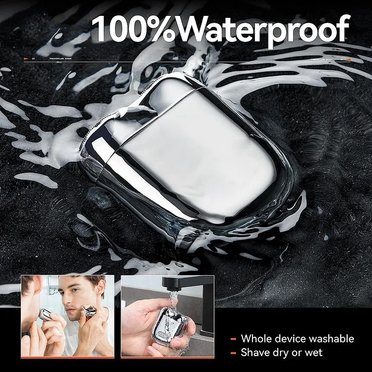 ✨HOT SALE✨2026 New Upgrade Rechargeable Waterproof Compact Electric Razor for Home, Car, Travel