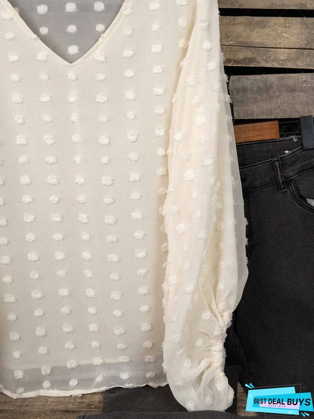 Apricot Sweetheart Solid Long Sleeve T-shirt