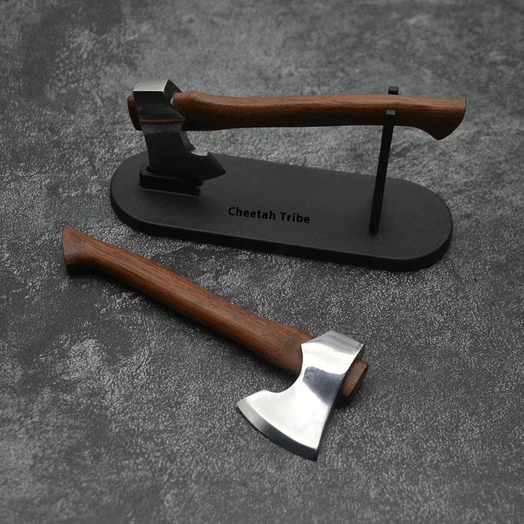 Hand-held Mini DIY axe Steel axe Manual Outdoor Camping EDC Knife Wood Cutting