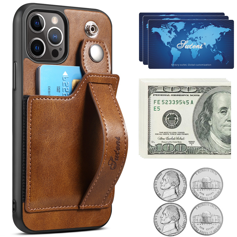 3-in-1 Wrist Band Card Holder Bracket Case for iPhone. – Enjoypunk.com