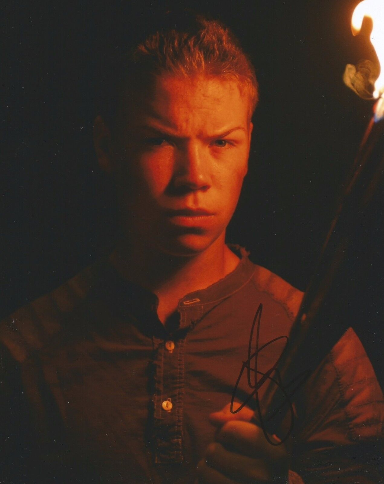 Will Poulter Signed The Maze Runner 10x8 Photo Poster painting With Proof AFTAL