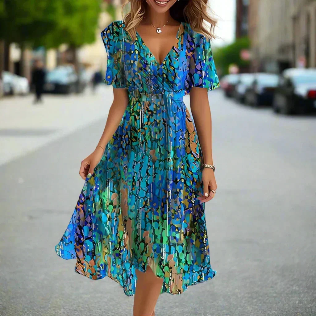 Elvira - Printed Summer Dress