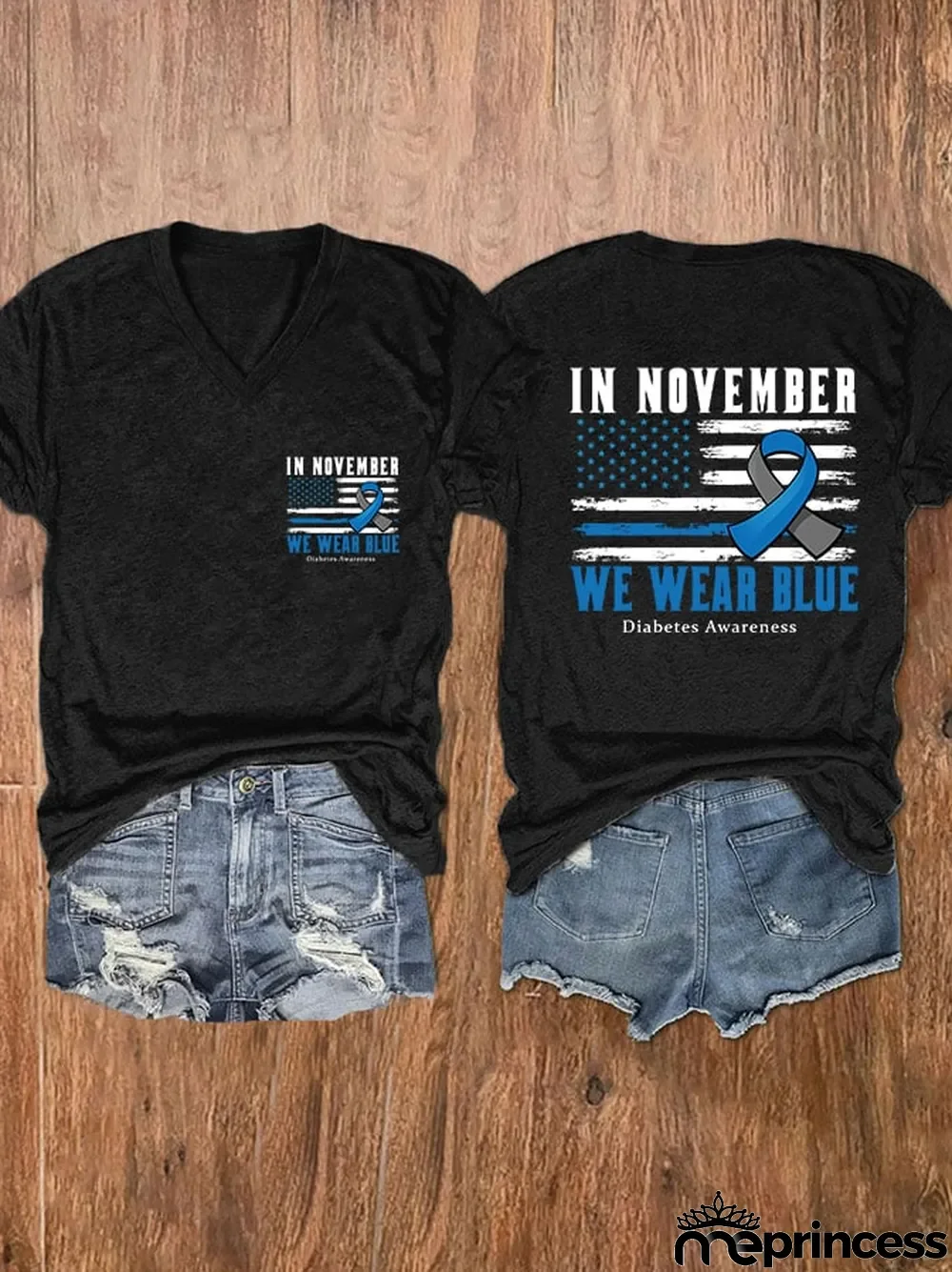 Women's Diabetes Awareness Casual T-Shirt