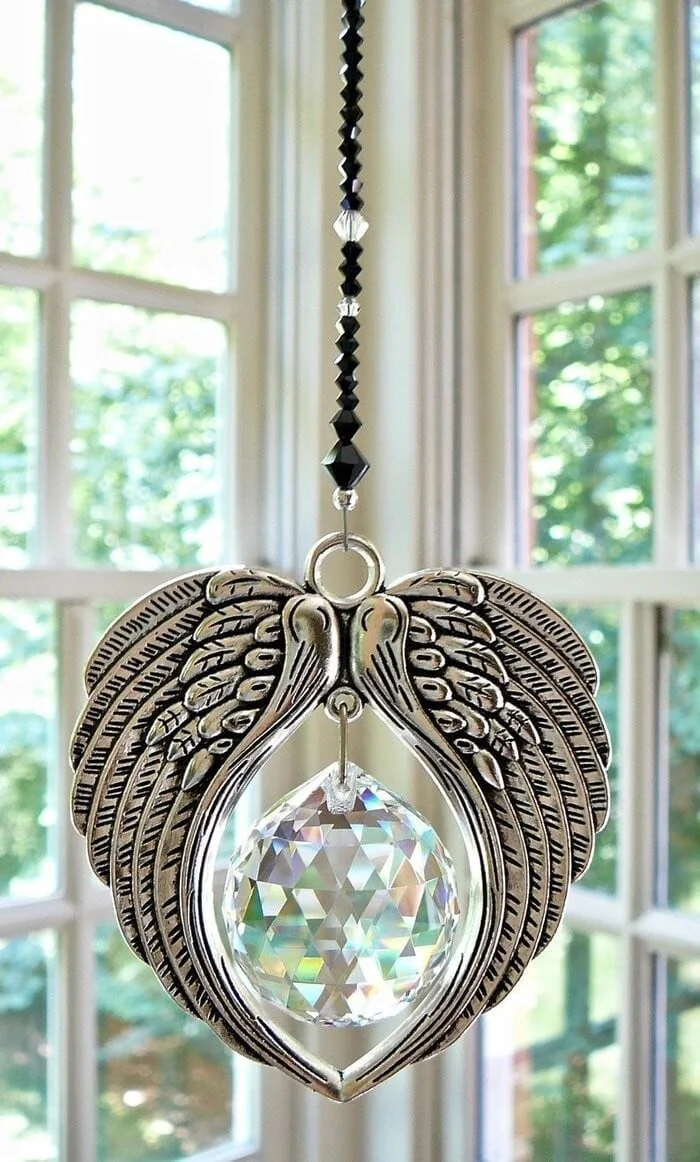 ✨Promotion 49%OFF  -  Angel Wings  Crystal and Pewter Wings Suncatcher