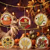 6 pi&egrave;ces de r&eacute;colte, panier de r&eacute;colte, peinture en diamant, ornements en acrylique, pendentifs d&eacute;coratifs